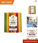 Kosher Certified Honey Sticks - 50 Tasty Straws, Perfect For Healthy Treats New. Price: $25.99.