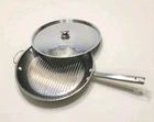 14 Inch Wolfgang Puck Bistro Collection Stainless Steel Grill Pan Skillet 042003 Used. Price: $74.99.