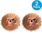 Goodcook Everyday Nonstick Fluted Cake Pan Red 10.5 Cup 9.5" Bundt Style 2 Pack New. Price: $32.00.