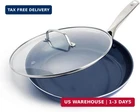 Blue Diamond 12" Nonstick Frying Pan With Lid, Infused Pfas & Ptfe-free New. Price: $61.48.