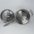 Demeyere Industry 3 Qt Saut Pan Helper Handle & Lid 18/10 Stainless Steel Used. Price: $104.95.