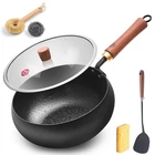 Carbon Steel Wok Pan Flat Bottom Iron Stir Fry Induction Cookware 9.5 Inc... New. Price: $76.27.