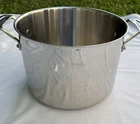 Cuisinart 8 Qt Stock Pot Stainless Steel #76166-24 No Lid Good Condition Used. Price: $25.00.