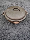 Cast Iron Dutch Oven 2 Quart Qt Pot-lid With Handle Pan Made In Taiwan Used. Price: $28.00.