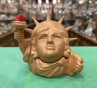 Kevin Francis Face Pots- Miss Statue Of Liberty, 2001 Copper Edition New. Price: $45.00.