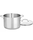 Cuisinart Stainless Steel 10 Qt Stock Pot Glass Lid Heavy Duty Soup Pasta New. Price: $65.00.