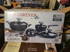 Wearever 8 Pc Non-stick Cookware Set Pot Pan Heavy Duty Usa New Nib. Price: $175.00.