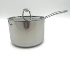 Tramontina Covered Sauce Pan Stainless Steel Tri-ply Clad Qt, 80116/022DS New. Price: $37.00.