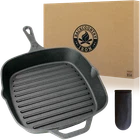 Backcountry Iron 12 Inch Square Grill Pan Large Pre-seasoned Cast New. Price: $54.99.