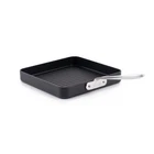 All-clad HA1 Hard Anodized Nonstick 11X11" Grill Pan, Oven Safe 350F New. Price: $121.93.