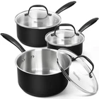 Michelangelo Stainless Steel Set, Triply-base With Lids, S... New. Price: $43.27.