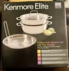 Kenmore Elite Devon Heavy Gauge Stainless Steel Tri-ply Induction 5-PIECE Set New. Price: $75.00.