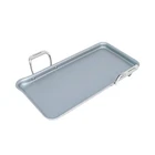 Chantal Stainless Steel Griddle, 19" X 9.5" (ceramic Non Stick) SLT60-48C New. Price: $365.99.