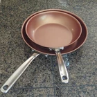 Nuwave Perfect Green Induction Skillet Set 9 + 10.5 Inches Used. Price: $25.00.