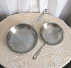 All Clad 10" And 8" Stainless Steel Frying Saute Pans Set Made Usa Used. Price: $99.99.