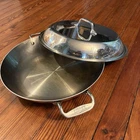 Master Chef 13 Sear Paella Pan Dual Handle With Lid Used All-clad. Price: $89.95.