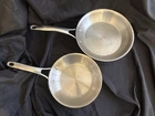 Kirkland Signature 10.25"-8.75" Skillet Stainless Steel Copper Clad Frying Pan Used. Price: $74.69.