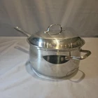 Belgique - Stainless Steel 3.5 Qt Pot W/ Lid Used. Price: $27.99.