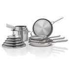 Ninja Everclad 12-PIECE Tri-ply Commercial-grade Stainless Steel Cookware New. Price: $499.00.