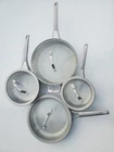 Calphalon Stainless Steel Cookware Set 4 Pots Pans Lids Induction Compatible Used. Price: $89.98.