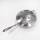 All Clad Made Usa Tri Ply 3 Quart Stainless Steel Saute Pan W/ Matching Lid Used. Price: $43.25.