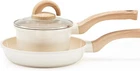 Pots And Pans Non Stick, Healthy Ceramic Cookware Set, 3PCS Kitchen Fry New. Price: $63.41.