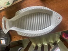 Wilton Armetale Fish Bbq Pan Gourmet Grillware Bake Grilling 18 1/2" Used. Price: $11.20.