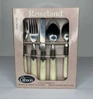 Roseland By Gibson Housewares 20 Piece Flatware Set White Pearl Handles Nib New. Price: $31.95.