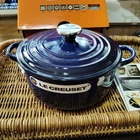 Creuset Cocotte Ronde Tradition Indigo 20CM 2.4L Cast Iron Casserole New. Price: $299.47.