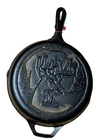 Lodge Wildlife SERIES-10.25" Cast Iron Skillet With Deer Scene, 10.25", Black New. Price: $39.47.