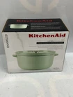 Kitchenaid Enameled Cast Iron Dutch Oven, 6 Quart, Pistachio Brand New. Price: $130.00.