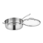 Cuisinart Quart Saute Pan Helper Cover Stainless Steel 8933-24H New. Price: $89.99.