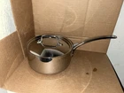 Tramontina Tri-ply Clad Sauce Pan Stainless Steel 3QT With Lid Induction Ready Used. Price: $119.99.