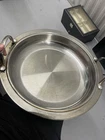 Wolfgang Puck Bistro 18/10 Stainless Steel Buffet Server Dish With Handles 12 Used. Price: $30.99.