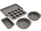 Ninja B35005 Foodi Neverstick Premium 5-PIECE Bakeware Sheet Set, Grey New. Price: $50.00.