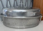Mirro 876M Aluminum Roaster Pan With Vented Lid Insert Usa Made Vintage Used. Price: $29.99.