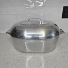 Wagner Roaster Magnalite 4267-P 13 Quart Silver Cookware Used. Price: $250.00.