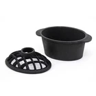 LS-02 Black Lattice Steamer New. Price: $41.99.