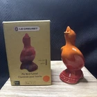 Le Creuset 3 1/2" Pie Bird Baking Funnel - Volcanic Flame Orange New Box. Price: $63.99.