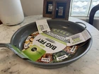 Greenpan The Big Fry 14 Healthy Ceramic Nonstick Skillet Gray Open Box New. Price: $29.99.