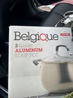 Belgique Stainless Steel Cookware Sauce / Soup Pot With Glass Lid 3 Qt. New. Price: $189.99.