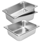 Biugaaufai 3 Pack 1/2 Size Stainless Steel Steam Pan, 4 Inch Deep Half S... New. Price: $39.70.